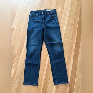 Rag & Bone Ella Dark Wash Straight Jeans Size 25